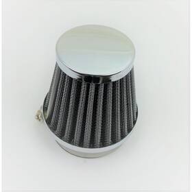 2fastmoto 23-5730 Clamp-on Tapered Chrome Wire Mesh Air Filter Cleaner