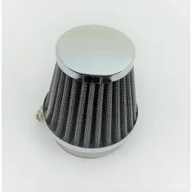 23-5730 2fastmoto Clamp-on Tapered Chrome Wire Mesh Air Filter Cleaner