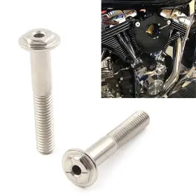 3 Months 550748519376 2x Air Cleaner Intake Filter Long Bolts Screw For Harley Touring Softail Dyna