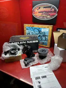 1010-2453 Arlen Ness Harley Syn Velocity M8 Black Air Cleaner No Bolts Or Hardware New Oth