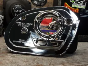10102443 Arlen Ness New Chrome Big Sucker Air Filter Harley M8 Stage 1 Touring Glide