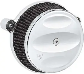 18-341 Arlen Ness Billet Sucker Stage I Air Filter Kit With Steel Cover Chrome