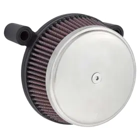 Filter-18-753 Arlen Ness 18-753 Big Sucker Stage I Air Filter Kit-brushed Stainless-red