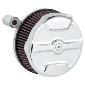 Filter-18-755 Arlen Ness 18-755 Big Sucker Stage I Air Filter Kit-chrome Knuckle-red