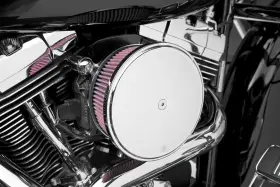 18-819 Arlen Ness Billet Sucker Stage Ii Air Filter Kit With Steel Cover