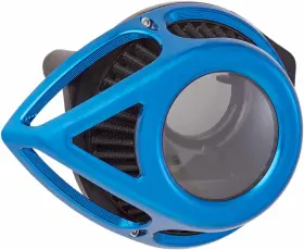 18-903 Arlen Ness Clear Tear Series Air Cleaner Kit - Blue Anodized