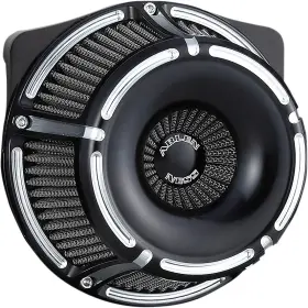 18-915 Arlen Ness Inverted Series Air Cleaner Kits For V-twin Black Slot Track