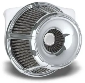 18-924 Arlen Ness Slot Track Inverted Air Cleaner Kit Chrome Fits 88-13 Xl