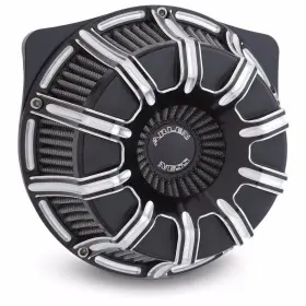 18-943 Arlen Ness Black 10 Gauge Air Cleaner Inverted Big Sucker Harley Twin Ca