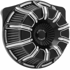 18-947 Arlen Ness Inverted Series Air Cleaner Kits For V-twin Black 10-gauge