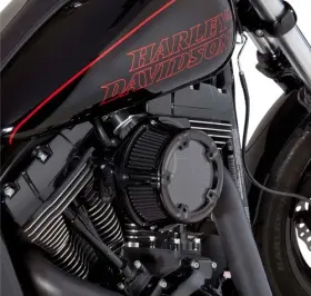 1010-2375 Arlen Ness 18-967 Method Clear Sucker Intake Black