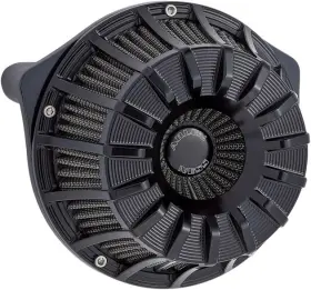 18-997 Arlen Ness Inverted Series 15-spoke Air Cleaner Kit Black Anodized #18-997
