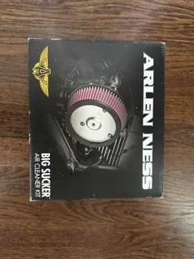 50-339 Arlen Ness Smooth Stage 1 Big Sucker Black Air Cleaner