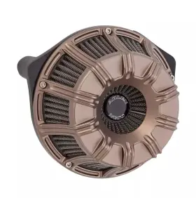 600-014 Arlen Ness 10-gauge Inverted Series Air Cleaner Titanium Fits 00-17 Twin Cam