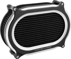 600-196 Arlen Ness Oval Stage 2 Contrast Air Filter Kit For 17-25 Harley Touring Softail