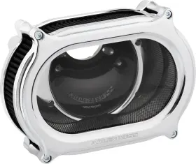 600-213 Arlen Ness Method Stage 2 Chrome Air Filter Kit For 23-25 Harley Touring Softail
