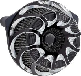 600-229 Arlen Ness Drift Inverted Air Cleaner Kit Black #600-229 Harley Davidson