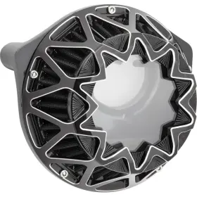 600-234 Arlen Ness Crossfire Air Cleaner - Black Anodized With Machined Accents