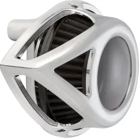 600-243 Arlen Ness Clear Tear Chrome Air Cleaner