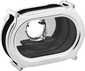 600-257 Arlen Ness Method Stage 2 Chrome Air Filter Kit For 99-17 Harley Touring Softail