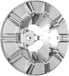 601-001 Arlen Ness 10-gauge Velocity 65/90 Air Cleaner Cover Chrome