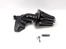 81-037 Arlen Ness 81037 Monster Sucker Air Cleaner Deep Cut Black Harley M8 2017-2023