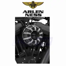 10-guage Arlen Ness Mn/4hqq Inverted Series Air Cleaner Kit For 2010-2020 Harley Gl