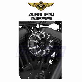 Arlen Ness Mn/w4pd Inverted Series 10-guage Air Cleaner Kit For 2002-2007 Harley Tw