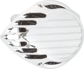 Rc-600-022 Arlen Ness Rough Craft Chrome Finned Air Cleaner