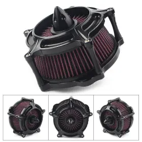 Astore 310003255254 Spike Turbine Air Cleaner For Sportster Xl883 48 Filter Low Xl883l 2007-2019 Us