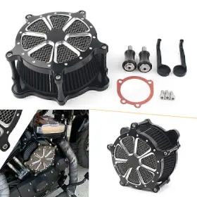 Astore 550732483522 Moto Air Filter Cleaner For Harley Dyna Fxr 1993-17 Softail 93-15 Touring 93-07
