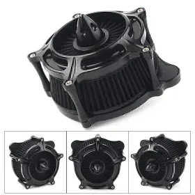 Astore 550735784701 Turbine Spike Air Intake Filter Cleaner For Harley Dyna Softail Touring Trike