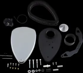 6lg6d8unzg Baron Smooth Big Air Kit Cleaner Assembly Chrome Yamaha Road Star Xv1700 04-07