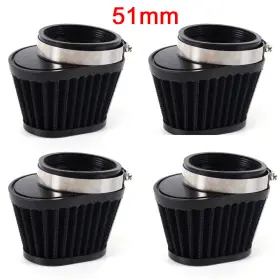 Ofi100-51-bk-4pcs-us Batu 51mm Motorcycle Pod Air Filter X4 For Suzuki Gsxr1100 Gsx1100f Katana Gsxr750r