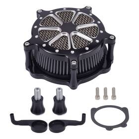 Bfo 07k2mw Custom Air Cleaner Kit For Harley Sportster Xl 2004-2022 Black Billet Aluminum