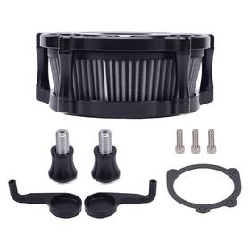 Bfo 08qru6 Air Cleaner Filter Assembly For Harley Sportster 883 1200 04-22 Black