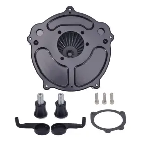 0uks5h Bfo Performance Air Filter System For Harley Sportster Xl 04-22 Black Aluminum