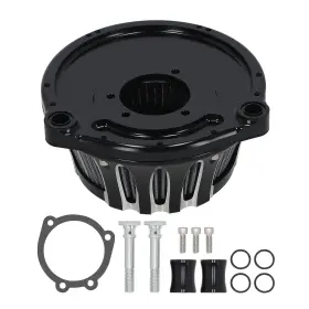 1n7ey6 Bfo Air Filter Cleaner Intake Kit Black Motorcycle Fit For Harley Softail 2000-2015
