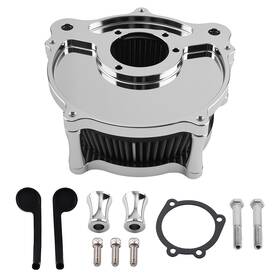 Bfo 1qkf9v Billet Aluminum Air Cleaner For Harley Dyna Softail 2000-2017 Black