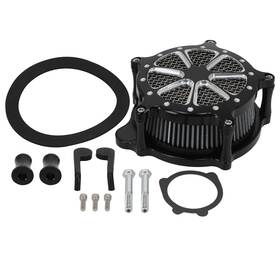 Bfo 20juxt Air Intake Cleaner Kit For Harley Davidson Touring Dyna 2000-2017 Black