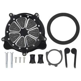 Bfo 3nj7xd Spike Air Intake Filter System For Harley Dyna 2000-2017 Softail 2000-2015 Black