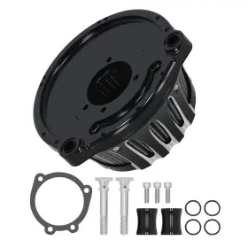 5jtnxq Bfo Aluminum Turbine Air Cleaner Intake Filter For Harley Dyna Softail 2000 - 15