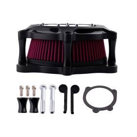 Bfo 6alq3r Air Intake System For Harley Dyna Models 2000-2017 Red Aluminum Filter Kit