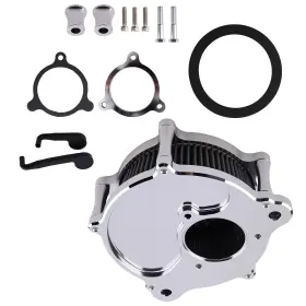 7a16wn Bfo Air Cleaner Black Intake Filter Set For Harley M8 Softail 2018-2023