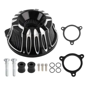 93yjpt Bfo Cylinder Air Cleaner Kit For Harley Fxdr 114 Fat Bob Fxfbs 2018-2023 Black