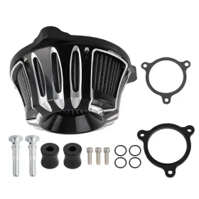 9r7g6x Bfo Cylinder Air Cleaner Kit For Harley Fxdr 114 Fat Bob Fxfbs 2018-2023 Black