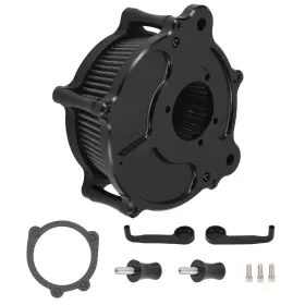 9umtg2 Bfo Air Cleaner Filter Intake Kit Chrome For Harley Touring 2000-2017 Road King