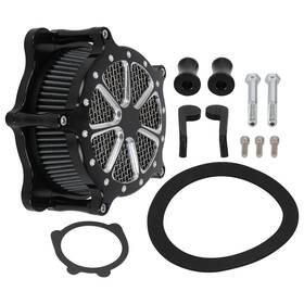 Bfo Ar6ybu Motorcycle Intake Filter For Harley Davidson Touring 2000-2007 Black