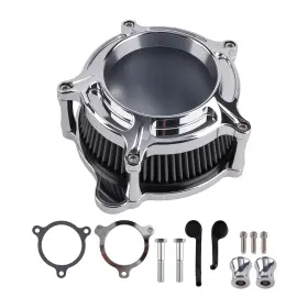 B7pm82 Bfo Air Intake Filter System For Harley Road King Street Glide 2017-up Black