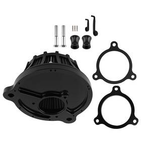 Bfo Bk54so Black Spike Air Filter System For M8 Trike/softail 2017-2023 Billet Kit